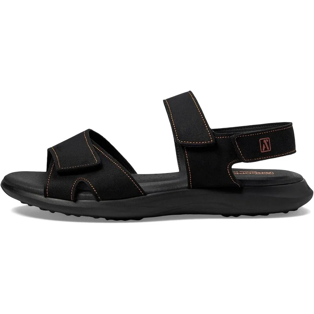 Arcopedico Corbett Sandals Women's 10.5 Black Round Toe Adjustable Strap ZAP1344